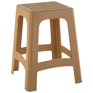 Табурет садовый 47х47х46 см пластик бежевый