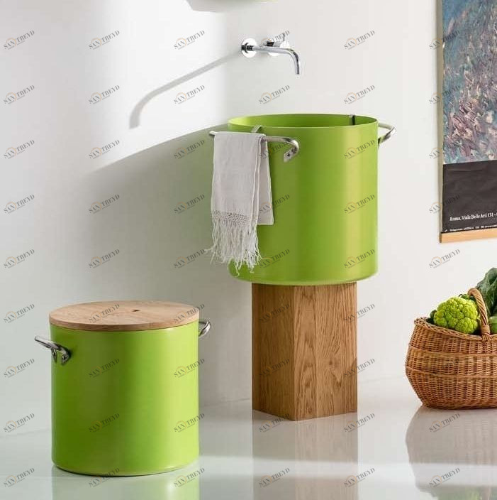 45490 Напольная раковина стоящая круглая Rapsel 