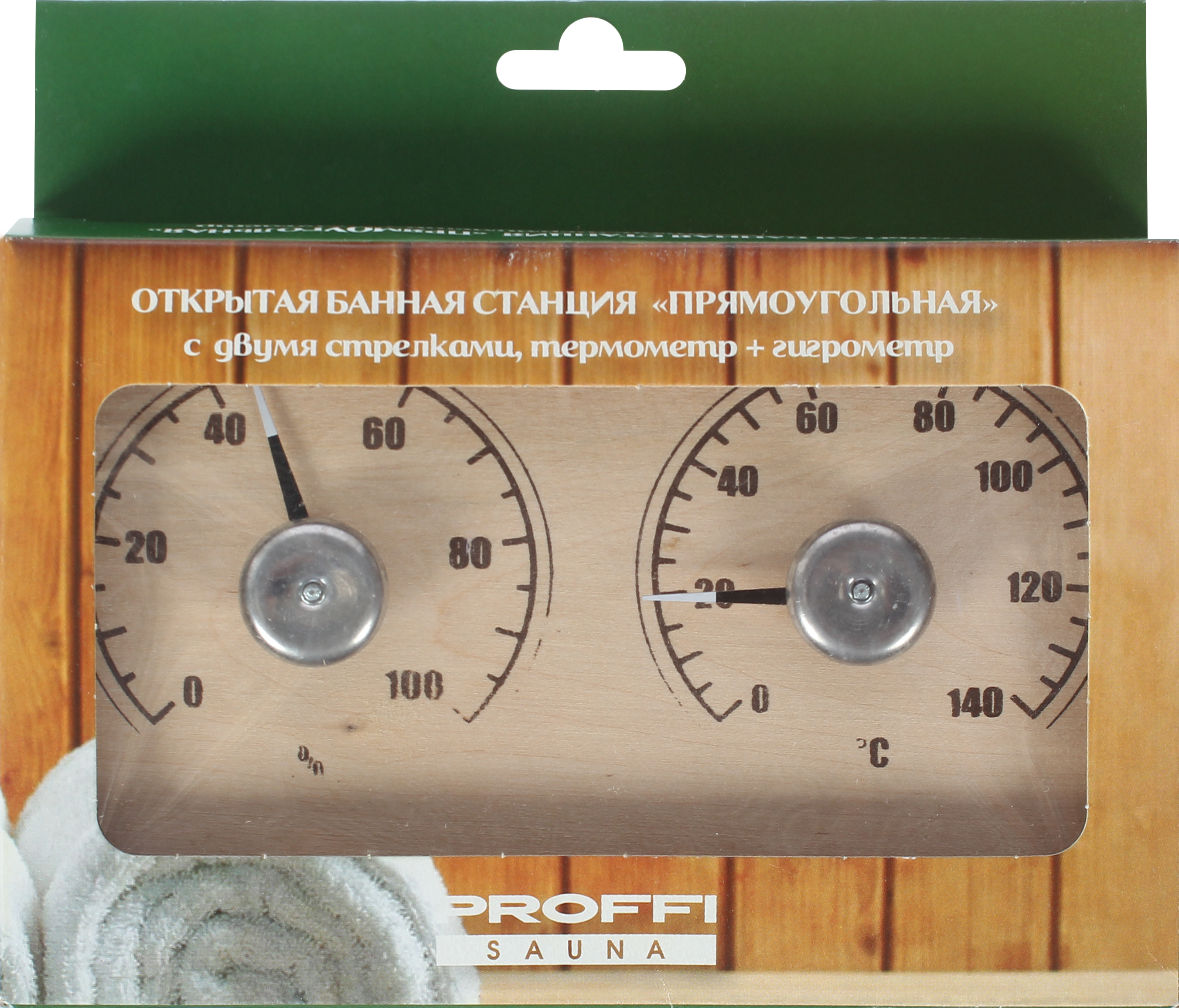 18851452 Банная станция PS0570 термометр и гигрометр STLM-0013221 PROFFI SAUNA