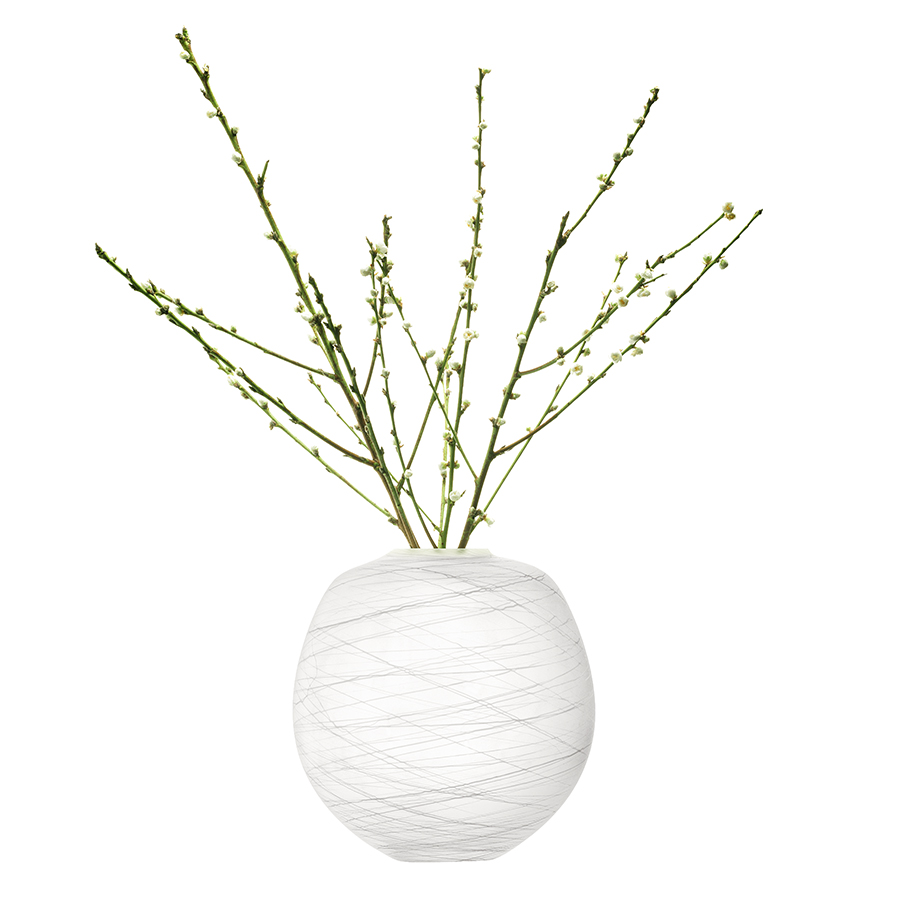 Ваза Boulder 31 см белая LSA International G160831153 - Вид №3