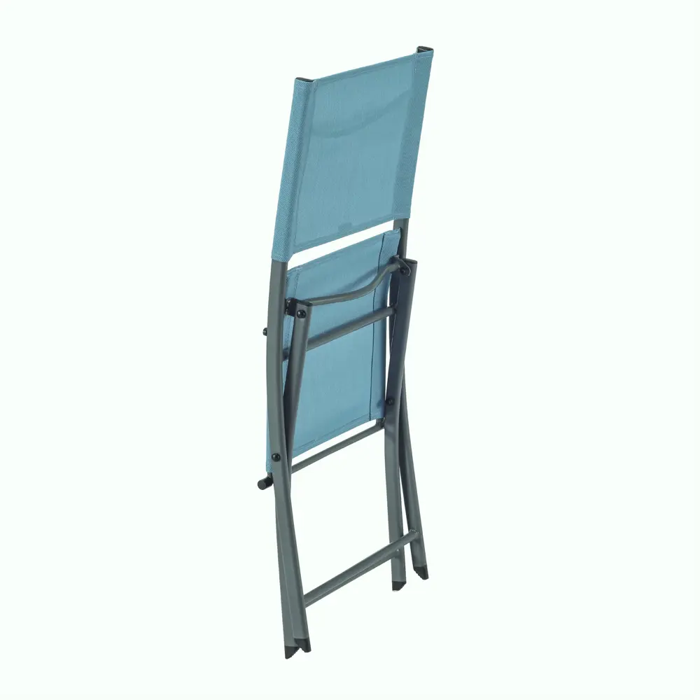 Стул Naterial Emys Origami складной 52х42х83 см сталь голубой 81956391 STLM-2013381  - Вид №4