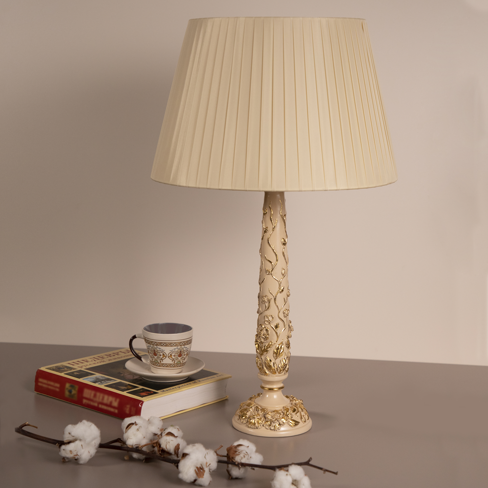 34081 Настольный светильник Лето Шебби Айвори BOGACHO 4627196596719 - Вид №4