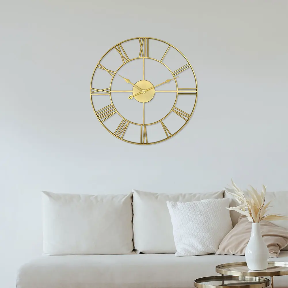 Часы настенные Лофт D45 цвет золотой TROYKATIME NEW SEVENTIES STLM-2165681 - Вид №4