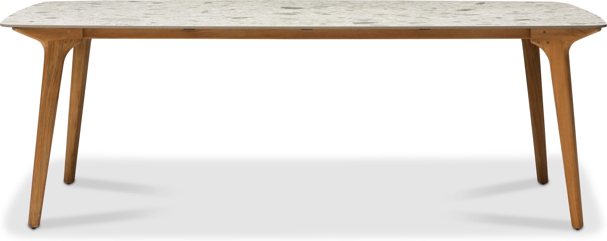 MNST960 Высокие Обеденный стол из teakа 264см x 118см Manutti Torsa - Вид №1