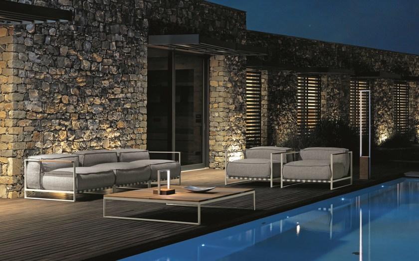 Talenti Квадратный деревянный столик для сада Casilda sun-id-1390350 - Вид №2