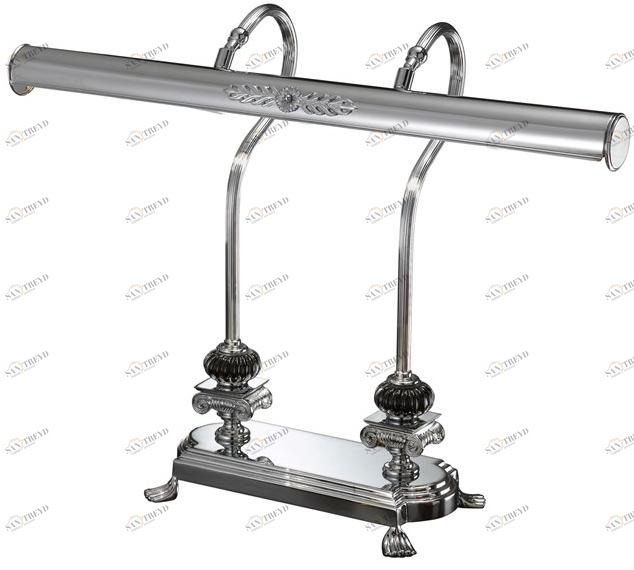 Possoni Illuminazione Настольная лампа Chrome с черным кристаллом Kenzy 3009bk/l 