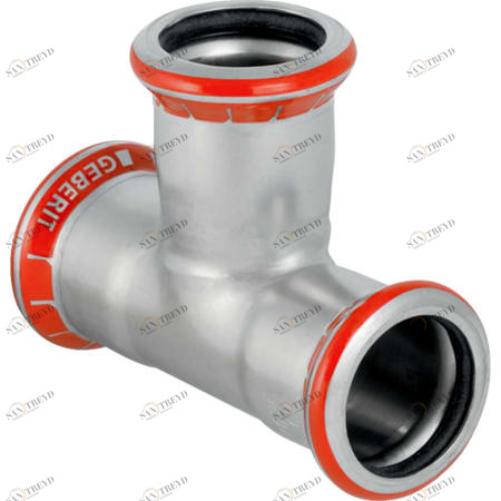 GEBERIT 21004 Тройник равнопроходной Geberit Mapress из углеродистой стали 