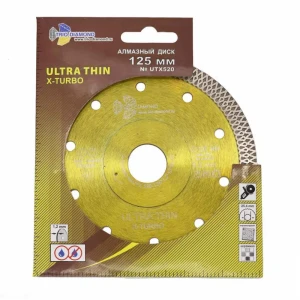 91870418 Диск алмазный по керамограниту Trio-Diamond UTX520 турбо 125x22.2x1.2 мм STLM-1411441