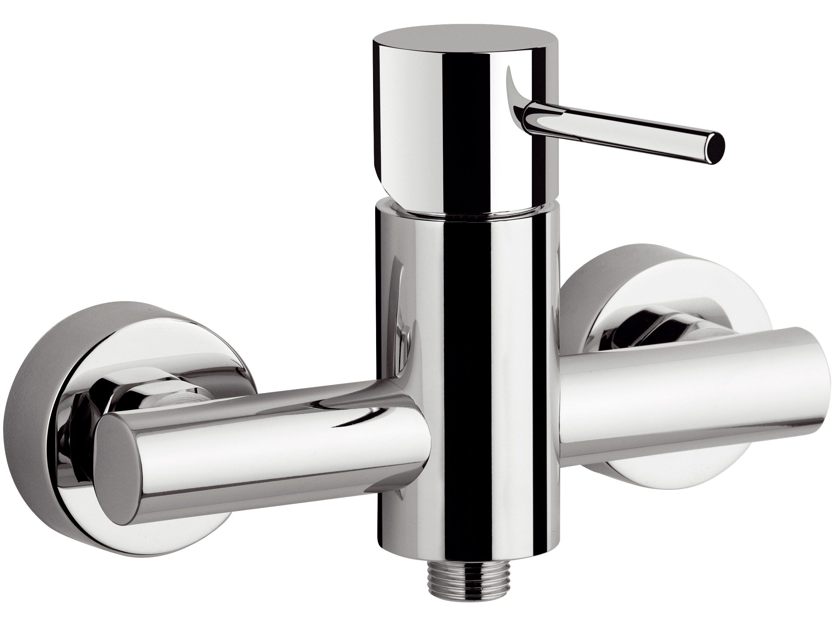 Латунный однорычажный наружный смеситель для душа с 2 отверстиями Rubinetterie Mariani Ultraminimal ARCH-00090847 - Вид №1