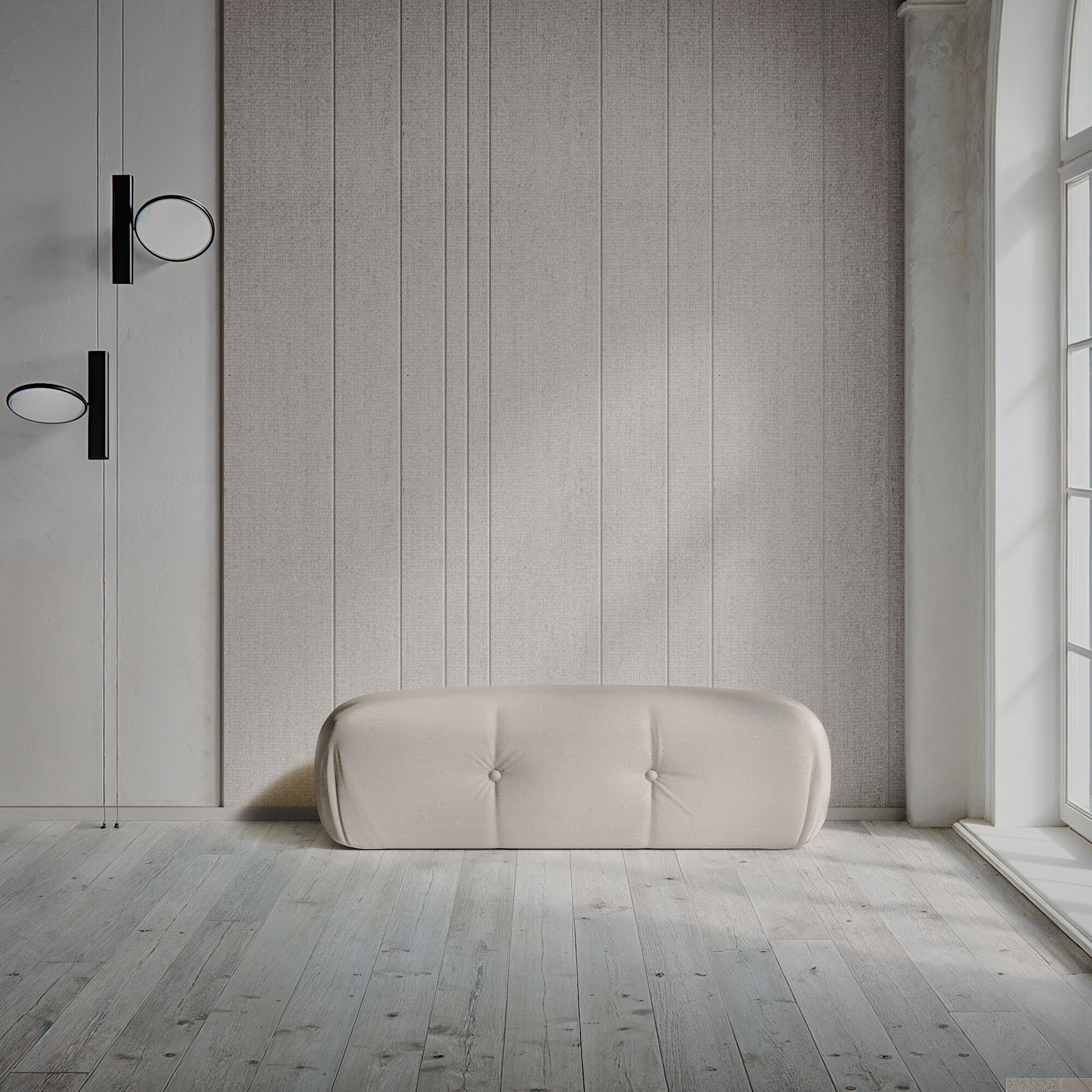 Мягкая скамейка из ткани Marianna Piccolo Gaia ARCH-00110886 - Вид №1