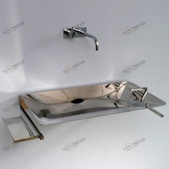 46041 Подвесная раковина настенная овальная Rapsel  белая 