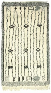 AFOLKI Прямоугольный шерстяной коврик Beni ourain Taa991be