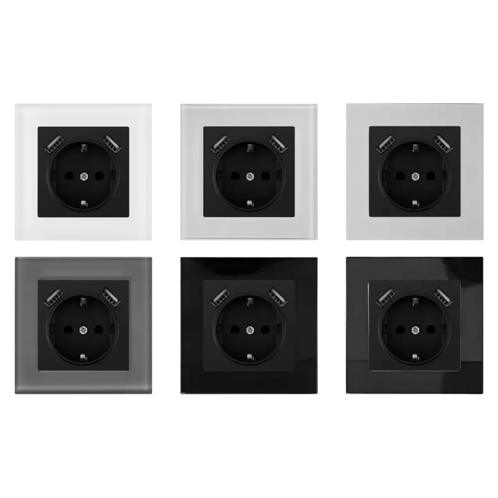 WERKEL Розетка с USB-портами для современного интерьера 17979201 Встраиваемые механизмы STLM-0009147 - Вид №1