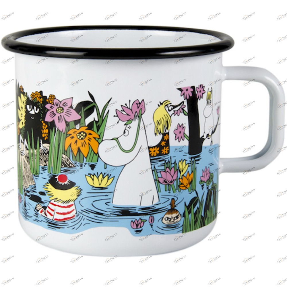 Кружка "На пруду" LE-VILLAGE СОВРЕМЕННЫЙ 221959 Белый 