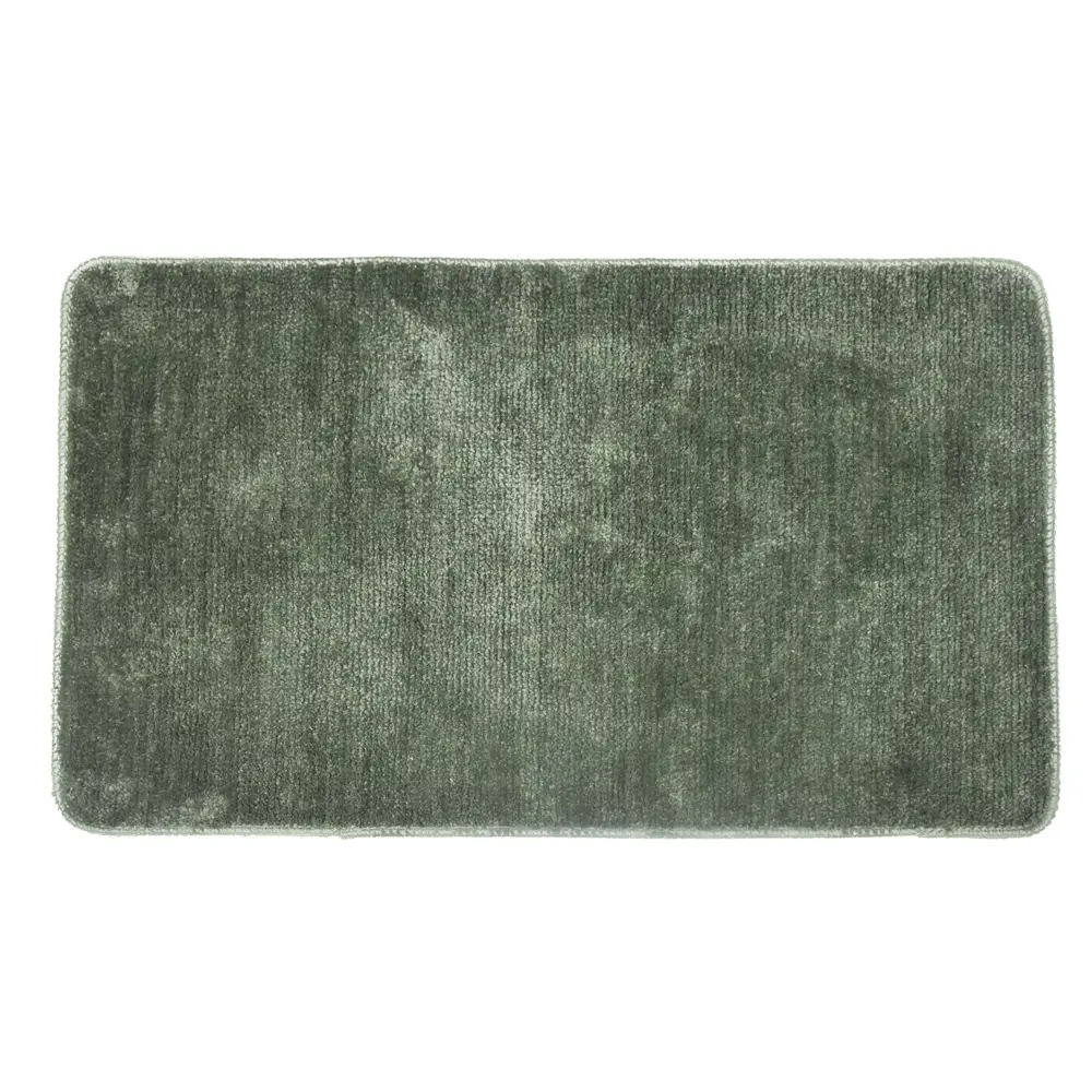 Коврик для ванной Swensa Presto 50x80 см цвет зеленый 86851499 STLM-2176942