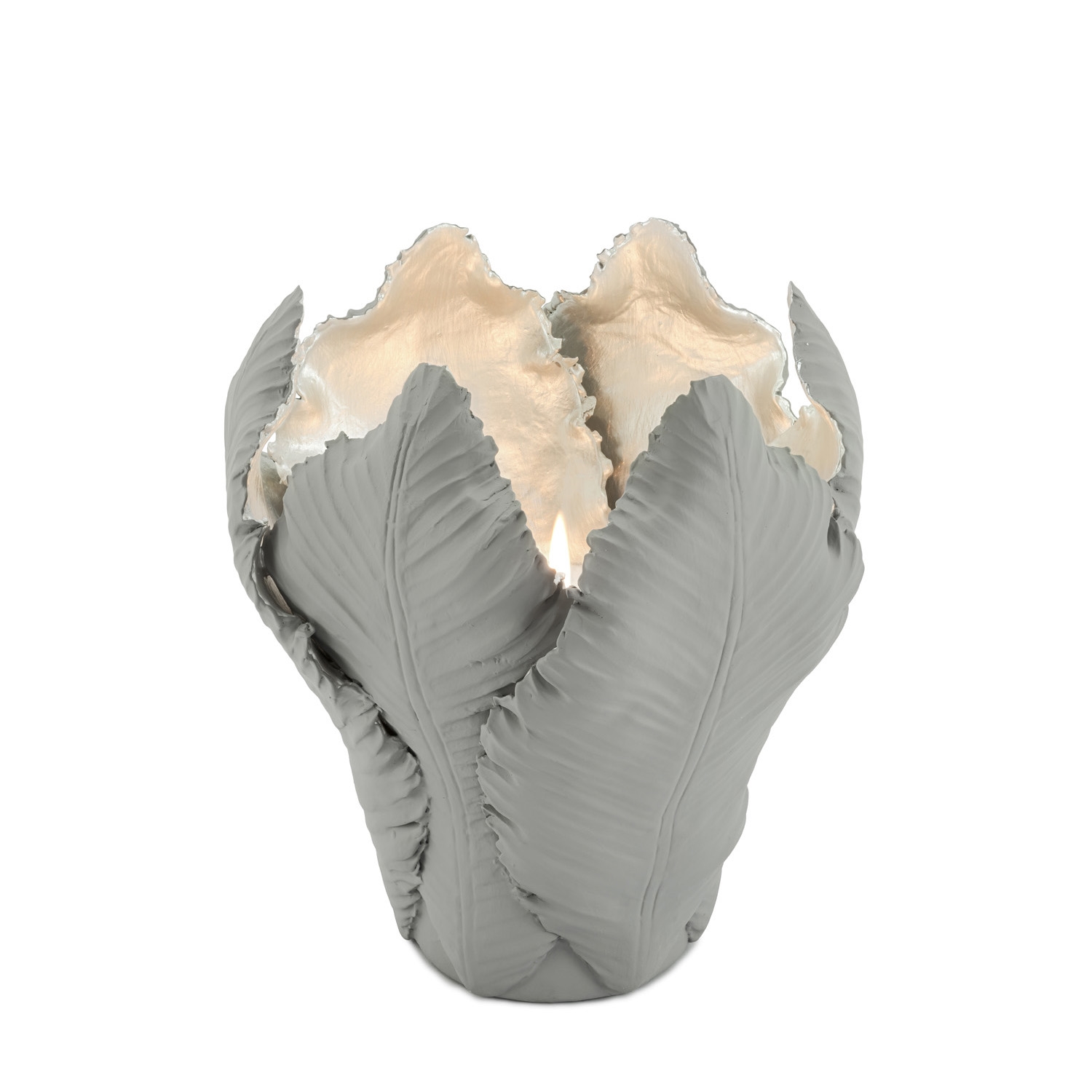 300050-GG ABHIKA ПОДСВЕЧНИК ТЮЛЬПАН GREY/GOLD  - Вид №9