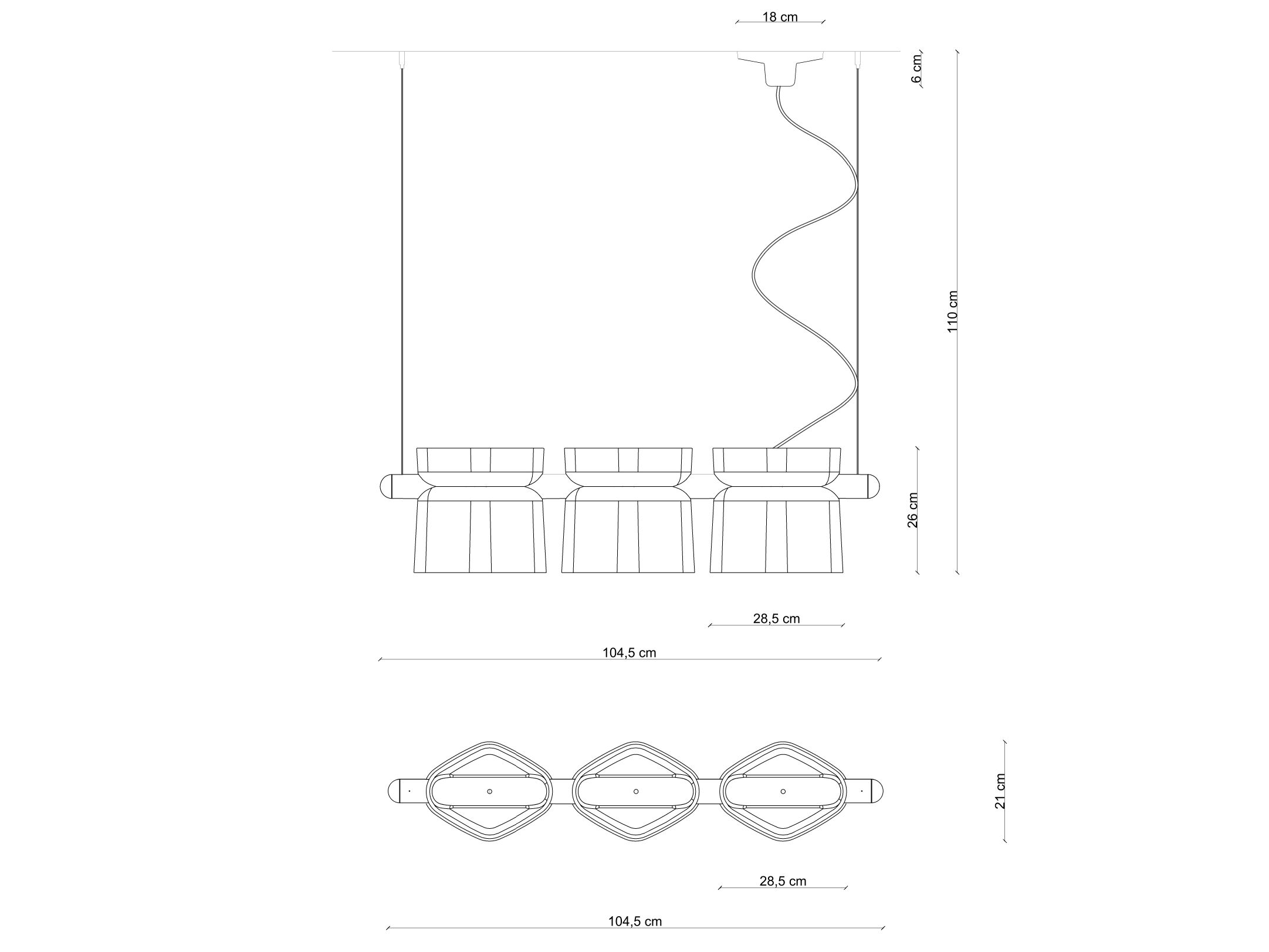 Керамический светодиодный подвесной светильник FERROLUCE Yakitori ARCH-00151355 - Вид №8