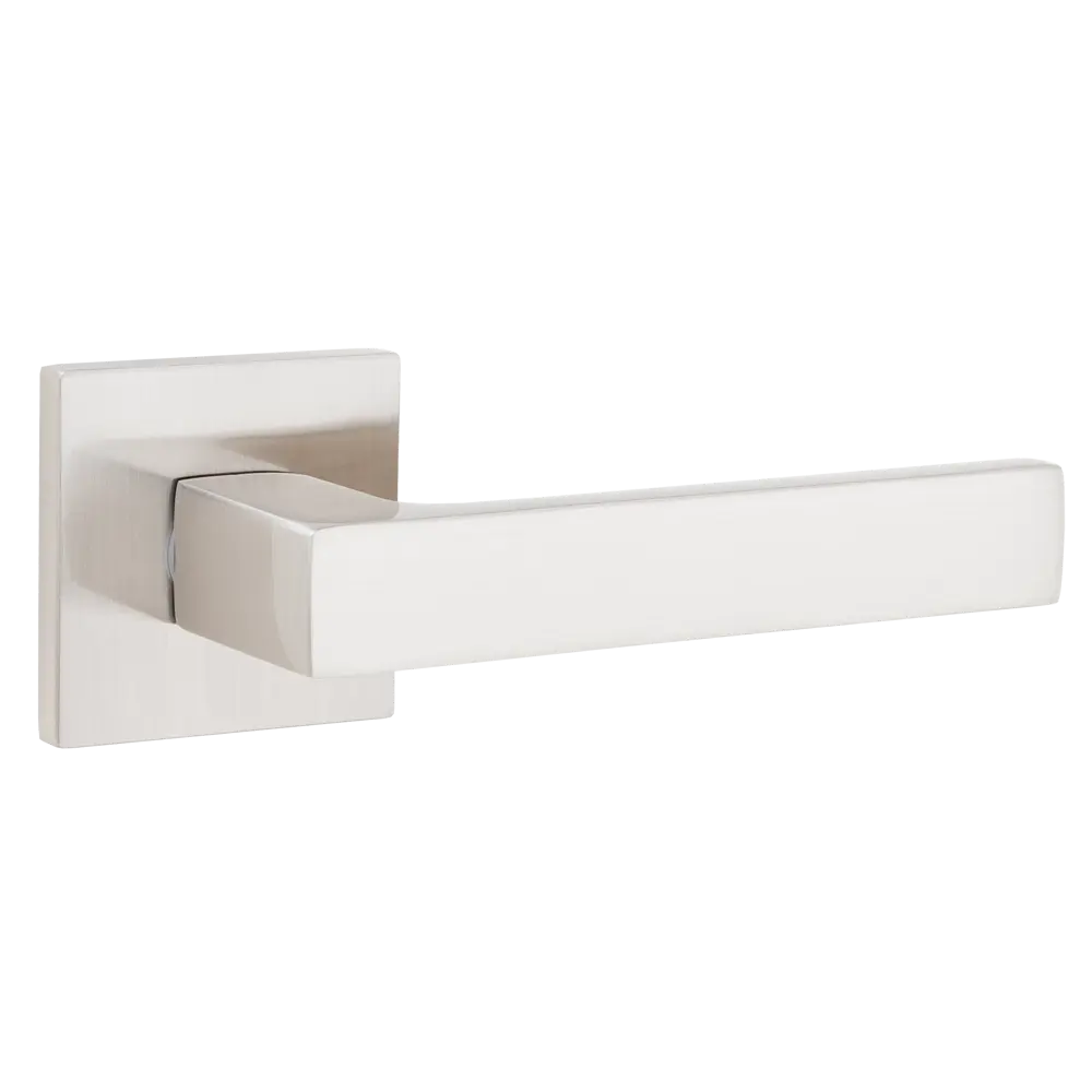 Дверная ручка на розетке Armex H-30130-A без запирания цвет никель STLM-2157320 - Вид №1