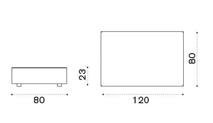 Низкий садовый столик в Ethimo EtWick® ARCH-00107357 - Вид №13