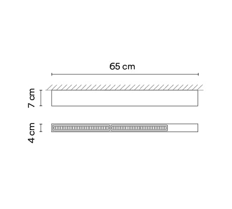 Алюминиевый светодиодный потолочный светильник Vibia смещение ARCH-00122595 - Вид №7