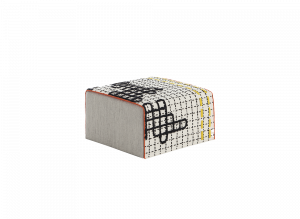 100269 Пуф маленький D White GAN Bandas