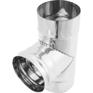 Тройник для дымохода Коракс D120 320x120 мм нержавеющая сталь 0.5 мм