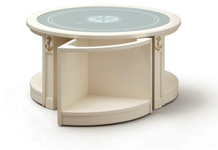 Caroti Низкий круглый журнальный столик sun-id-1485365 - Вид №4