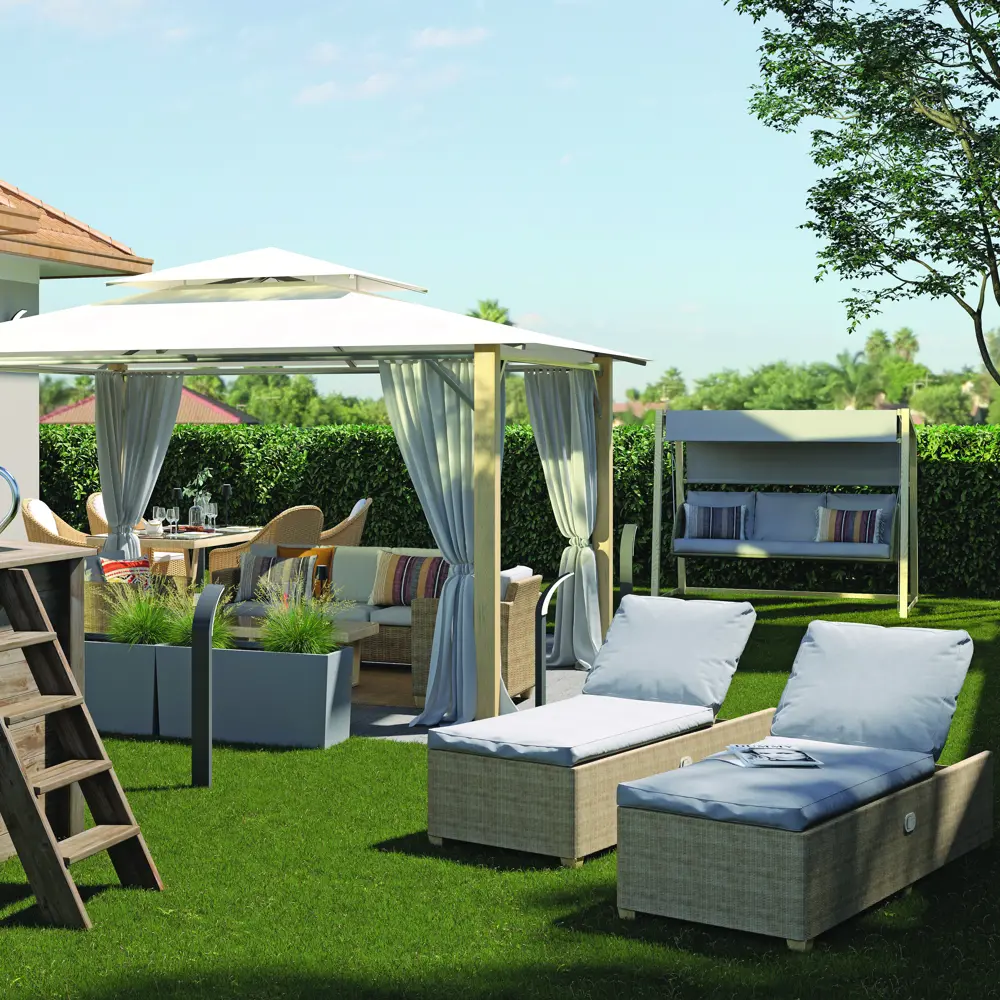 Naterial Medena — Шезлонг для релакса с регулируемой спинкой 87082087 STLM-0073133 - Вид №10