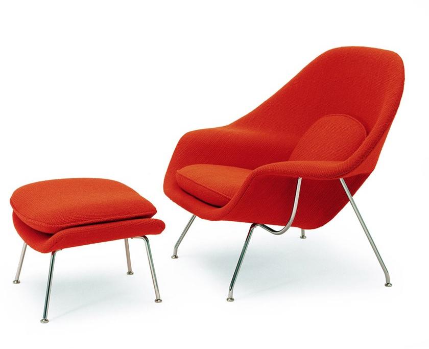 KNOLL Подставка для ног из ткани Womb™ sun-id-1470959 - Вид №2