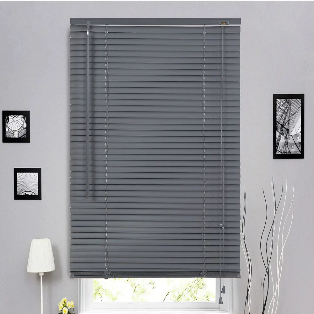 Жалюзи 60x155 см ПВХ цвет графит Santreyd Жалюзи ПВХ STLM-2044551 - Вид №3