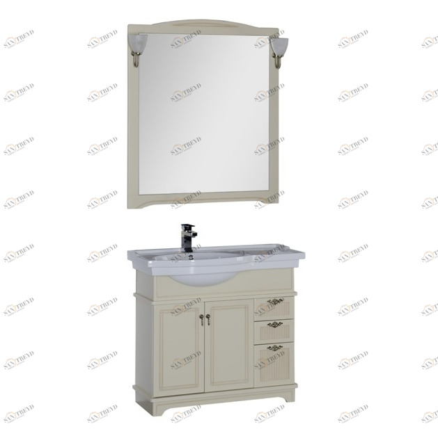 Комплект мебели Aquanet Луис 90 L бежевый 00170970