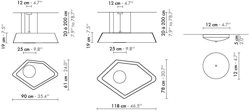 designheure Светодиодная подвесная лампа Nénuphar sun-id-1352773 - Вид №3