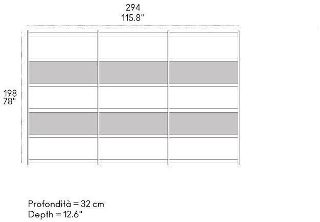 Casamania & Horm Модульный деревянный книжный шкаф с контейнерами Solaio sun-id-1439894 - Вид №12