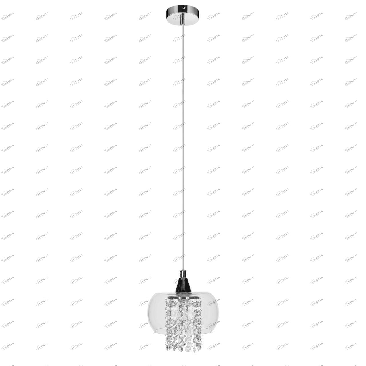 Дизайнерский подвесной светильник Spot Light Cordia 1192128 SPOT LIGHT CORDIA 101994 Хром 