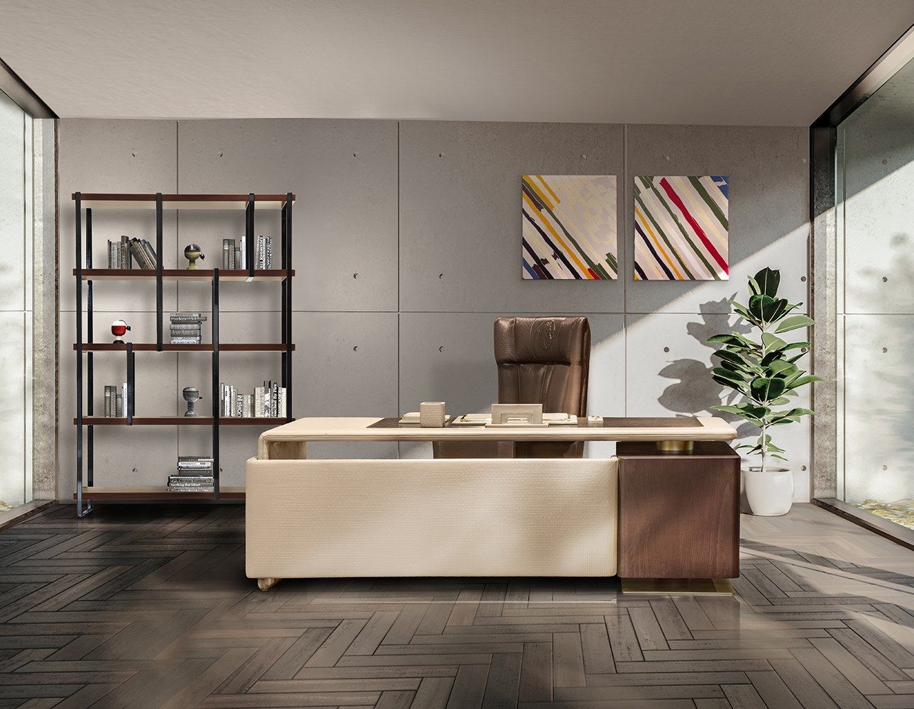 Кожаное вращающееся офисное кресло Formitalia Kowloon ARCH-00046073 - Вид №5