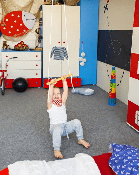 Комод детский с 4 ящиками "Тортуга" МАНДАРИН ТОРТУГА 178768 Белый;красный;синий Santreyd  - Вид №2