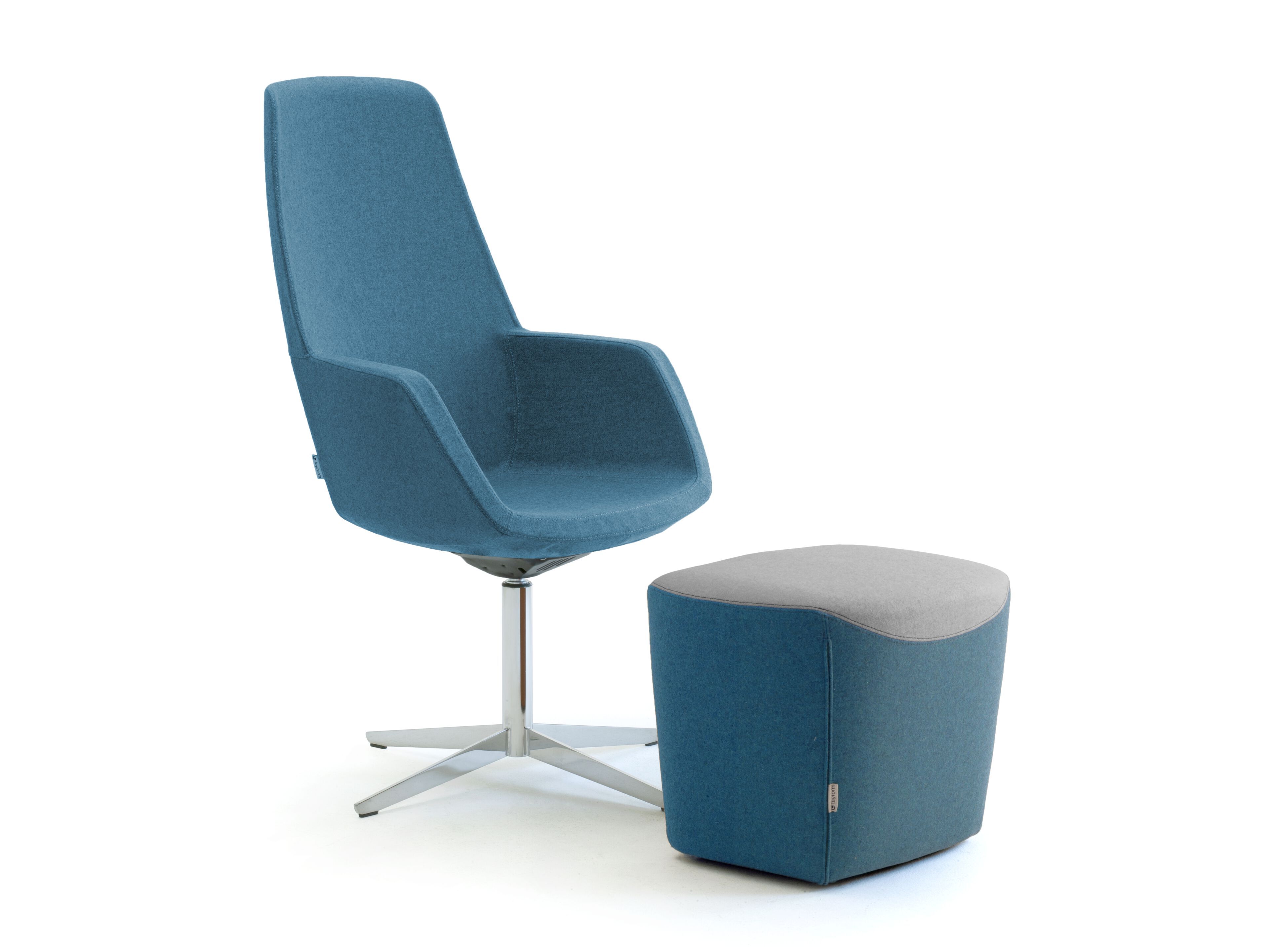 Стул из ткани с высокой спинкой Leyform Gaia ARCH-00092534