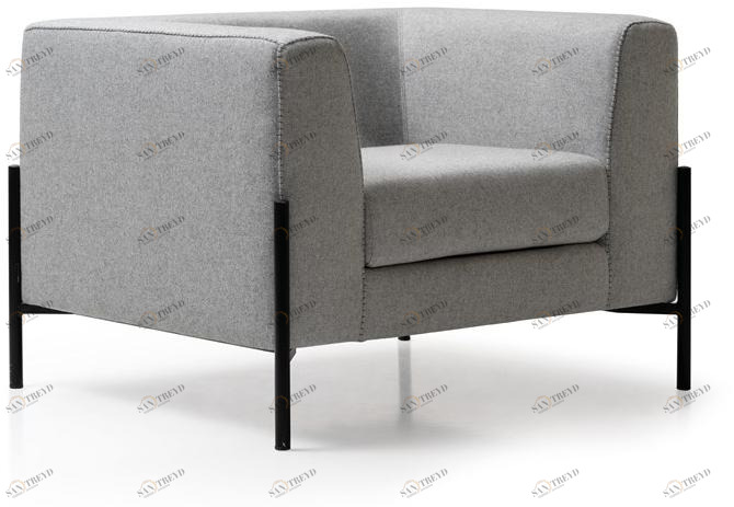 Quinti Sedute Кресло тканевое с подлокотниками по контракту Club sun-id-1491116