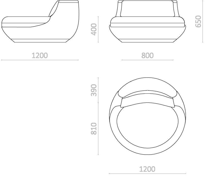 Staygreen Кресло в крафт-бумаге Botto sun-id-1403607 - Вид №10