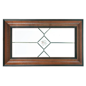 Витрина для шкафа Delinia «Прованс» 60x35 см, массив ясеня, цвет бежевый