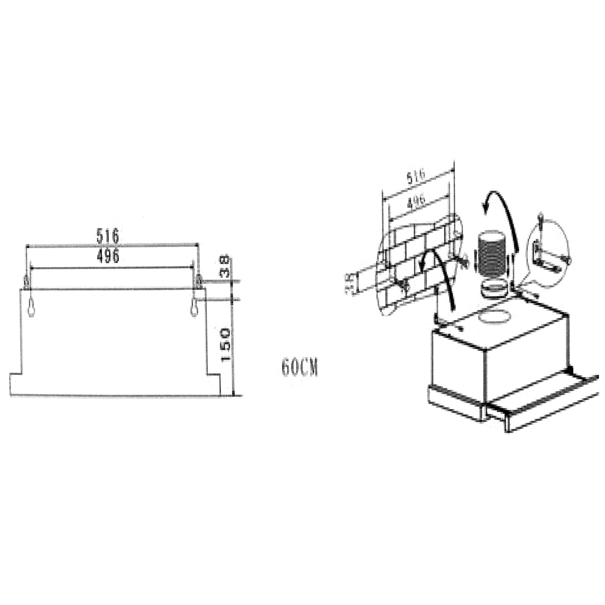 5368326 Вытяжка телескопическая LEX HONVER 2M 600 серый/белый STDN-0144629 - Вид №11