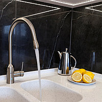 SКN-O3-02-SN Смеситель-озонатор Kona Ozone со встроенным краном для питьевой воды, высокий излив Konaozone  - Вид №6