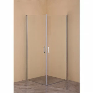 Orange E04-090TCR Душевой уголок из распашных универсальных дверей 90х90 см. хром прозрачный