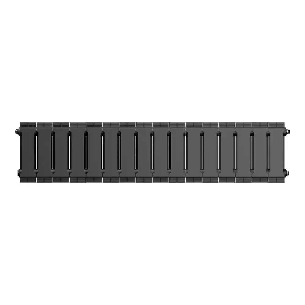 Радиатор секционный Royal Thermo Pianoforte 200/100 16 секций боковое подключение биметалл черный 86733724 STLM-2072698  - Вид №2
