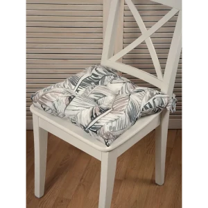 91764378 Подушка для стула Обуховская мануфактура PNS-freda/gris 40x40 см цвет серый STLM-1047625