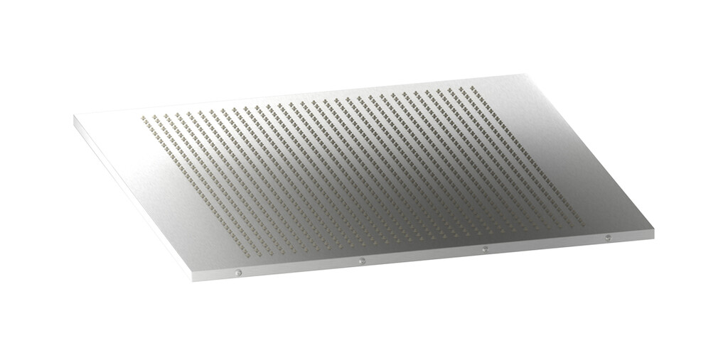 Полувстроенный душ под дождем WE ARE IB av620ss Brushed Nickel Aqua