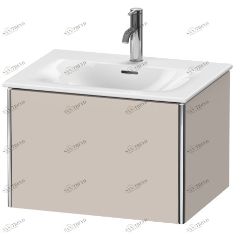 XS422209191 XSquare Тумбочка подвесная Серо-коричневый декор Duravit