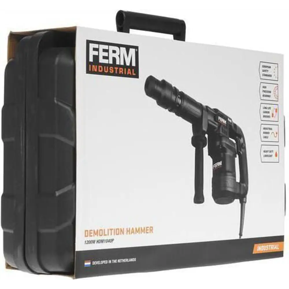 Молоток отбойный SDS Max Ferm HDM1040P, 1200 Вт, 14 Дж STLM-2186115 - Вид №4