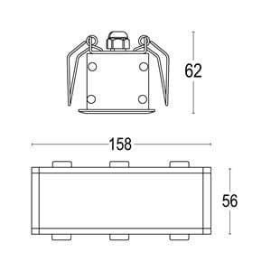 Алюминиевый квадратный светодиодный светильник Ghidini Lighting Edge ARCH-00034086 - Вид №4