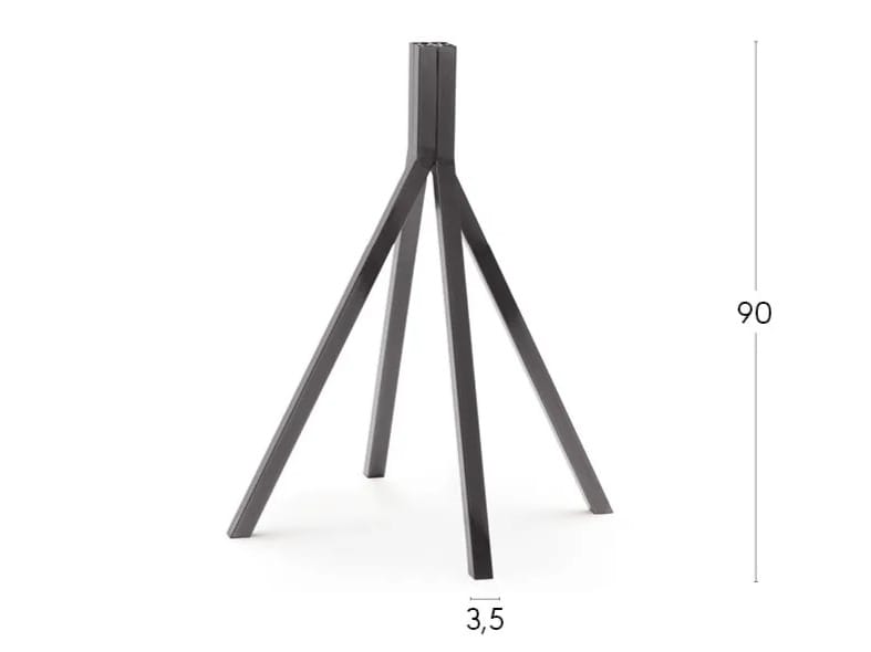 Круглый стол со стальной рамой Billiani Grapevine ARCH-00144804 - Вид №5